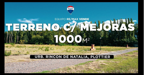 Imagen 1 de 26 de Terreno 1.000 M2 - B° Rincon De Natalia - Plottier
