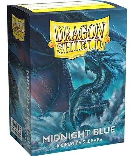 Dragon Shield 100 Fundas Matte Standard Midnight Blue