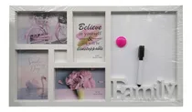 Comprar Porta Retratos Multiple Diseño Family Con Pizarra Ts Home