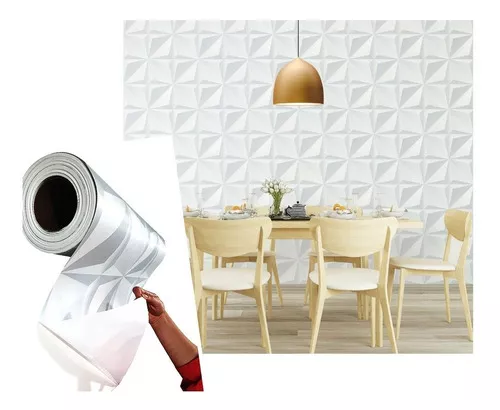 Papel Tapiz Vinilo Adhesivo Estampado Cocina 70 Cms X 5 Mts