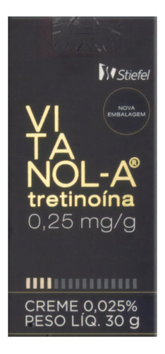 Vitanol A 0,25 Creme - Tratamento Manchas/acne Tipo De Pele Os Tipos