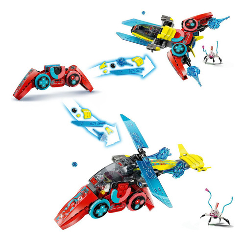 LEGO® DREAMZzz™ Control Jet de Cooper 71489; Juguete para niños y niñas; incluye una minifigura y una figura de una araña