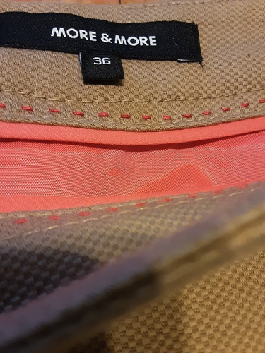 Imagen 4 de 5 de Falda Beige Lisa