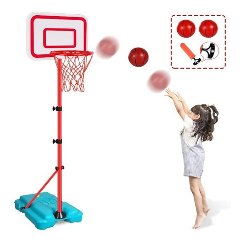 Soporte De Aro De Baloncesto Para Niños Altura Ajustable