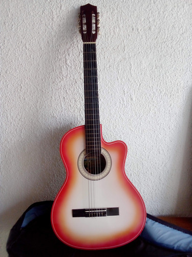 Guitarra Acústica Con Forro