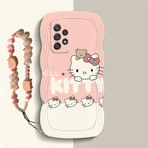 Funda De Teléfono Hello Kitty Wave Para Samsung A54/a53/a51