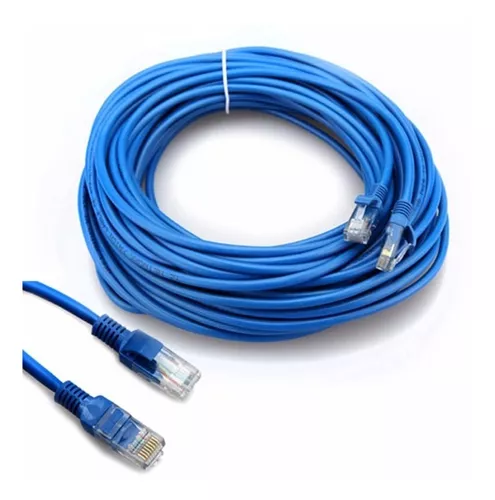 Cable De Red 20 Metros Cat 5e Internet Lan Ethernet Envio