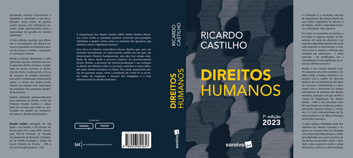 Direitos Humanos - 7ª Edição 2023, De Ricardo Castilho. Editora Saraiva Jur, Capa Mole Em Português
