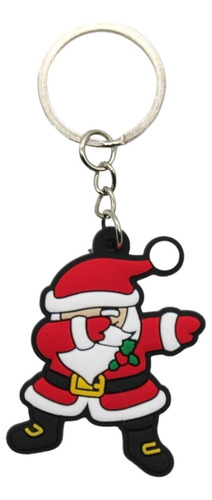 Llavero Navideño Pvc - Santa Claus - Regalo Fiestas 