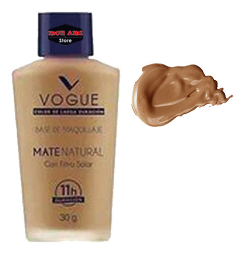 Base Líquida Vogue Mate Natural Bronce Y Canela Usd 2,75