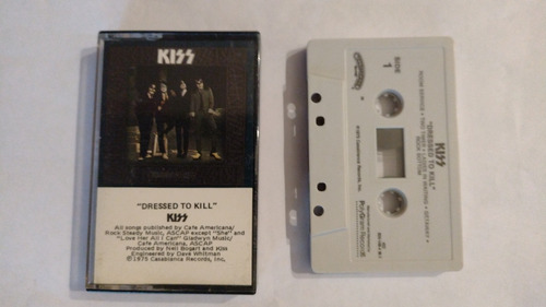 Kiss Dressed To Kill Cassette Usa 1982 Polygram Impecable