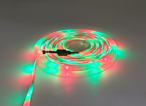 Fita Led 5m Ultra Rgb 3528 Prova D'agua + Fonte + Controle