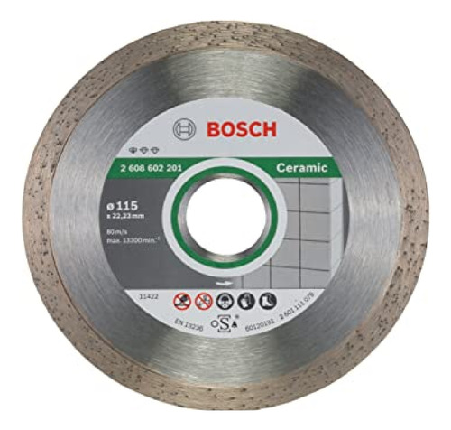 Disco Corte Diamantado Continuo 4 1/2x7/8 (115x22mm) Bosch