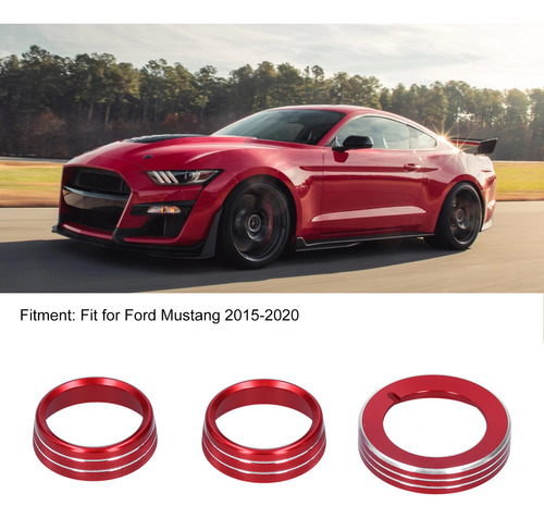 Anillos De Botón Ac Para Ford Mustang