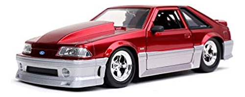 Jada Toys Bigtime Muscle 1:24 1989 Ford Mustang Gt Coche Fu