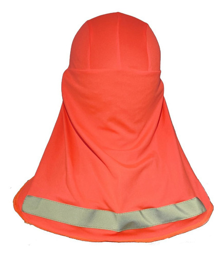 Protetor De Nuca Para Capacete Refletivo Uv50+ Laranja Neon