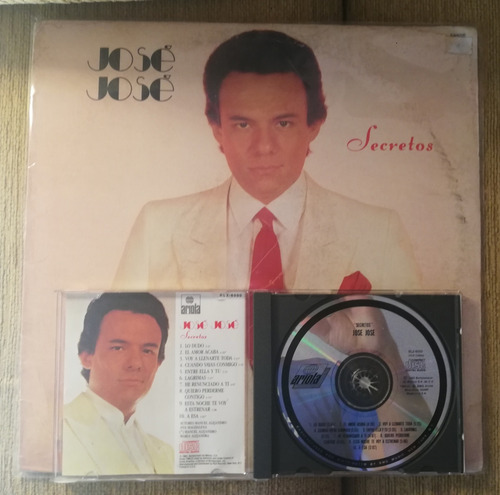 Lp Y Cd Del Maestro José José Secretos Americanos Estándar (Usado)