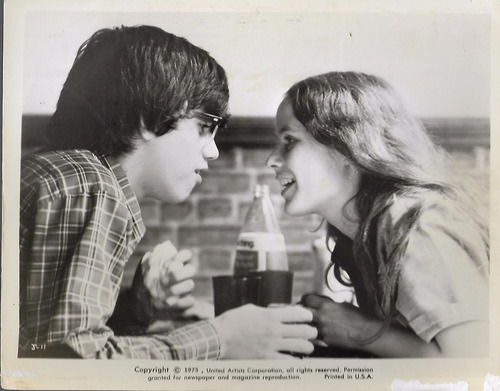 Foto Cine Original - Glynnis O'connor Y Robby Benson - 1973