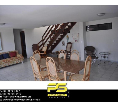 Imagem 7 de 12 de Cobertura Com 3 Dormitórios À Venda, 270 M² Por R$ 1.500.000,00 - Jardim Camboinha - Cabedelo/pb - Co0114