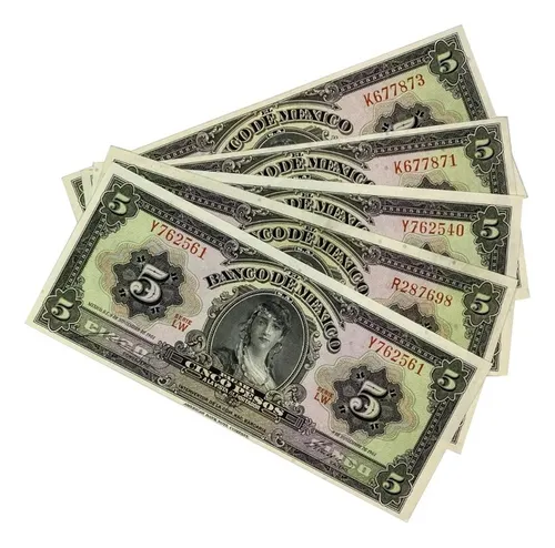 comprar 5 Pesos Gitana Familia Aa Nuevo Unc Sin Circular !