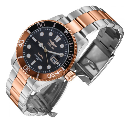 Reloj Para Hombres Invicta Pro Diver 44717 Oro Rosa, Acero