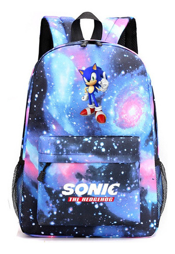 Mochila Escolar - Azul Sonic The Hedgehog