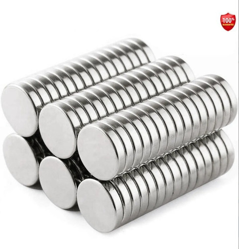 Imán Neodimio Potente Disco 8 X 2 Mm Fuerte X 25 Unidades