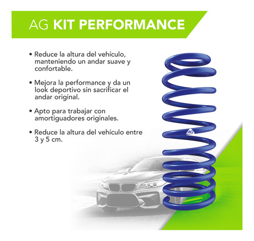 Imagen 7 de 7 de Kit Espirales Progresivos X 2 Ford Focus Ii 09/15