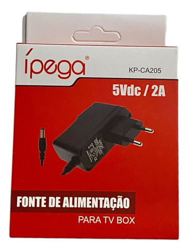 20 Fonte Alimentação Tv Box Ipega 5v 2a P4 5.5mm Kp-ca205