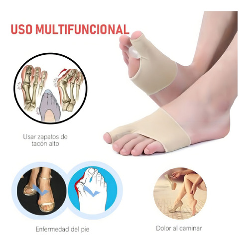 2 Corrector Ortopédico Juanete Dedo Del Pie Separador Valgus
