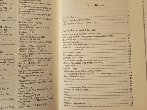 Imagen 6 de 8 de Textos Recobrados 1919-1929 Jorge Luis Borges Emece T/dura