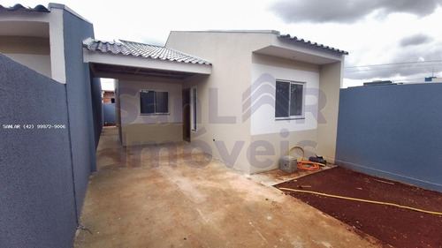 Imagem 1 de 15 de Casa Para Venda Em Ponta Grossa, Cará-cará, 2 Dormitórios, 1 Banheiro, 1 Vaga - _1-2245282