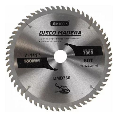 Disco Para Sierra Circular 7 Pulgada De 60 Dientes Toolstock