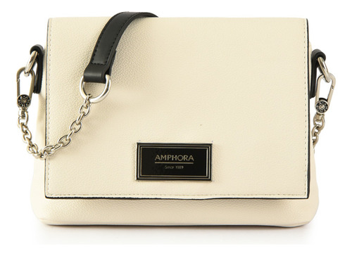 Cartera Bandolera Pequeña Paris Blanco Crudo