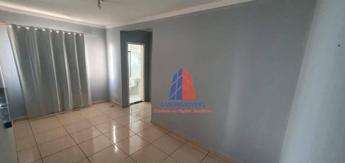 Imagem 2 de 10 de Apartamento Com 2 Dormitórios Para Alugar, 45 M² Por R$ 730,00/mês - Chácara Letônia - Americana/sp - Ap1718