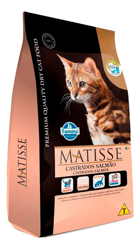 Alimento Para Gato Matisse Castrado Salmon 7.5 Kg Adulto Cat