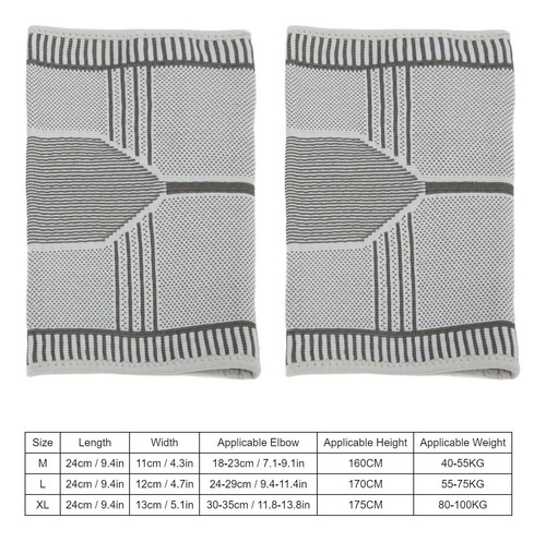 Protector De Codo, 1 Par De Almohadillas De Grafeno, Calenta