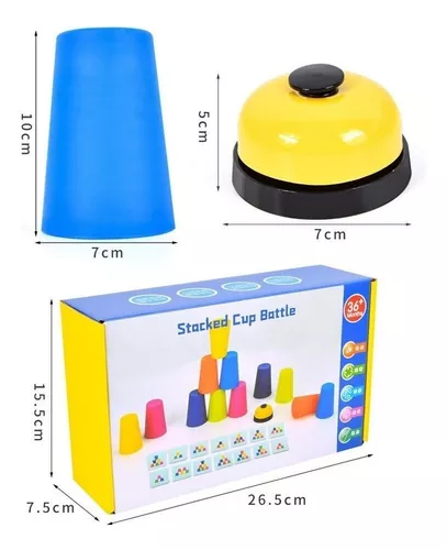 Sorvete empilhando brinquedos crianças empilhamento brinquedos ler cartão  pilha copo & bola brinquedos pré-escolar sorvete empilhamento brinquedos  cor correspondência - AliExpress