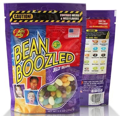 Refil Balas Jelly Belly Bean Boozled Desafio 155gr