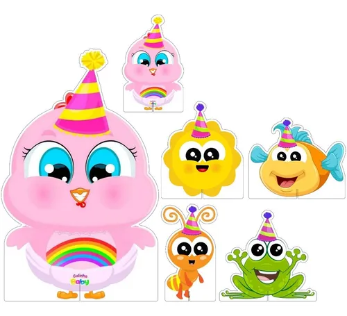 Mini Kit Display Festa Infantil Galinha Baby Mercado Livre
