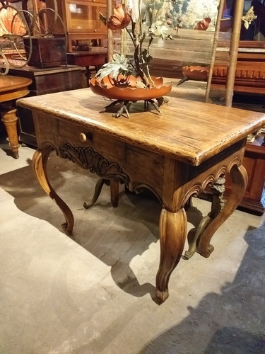 Mesa Estilo Alto Perú Madera De Álamo 