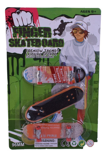 Imagen 3 de 8 de Mini Skate Patineta De Mano X 3 Finger Street Sesh