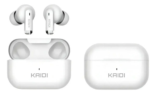 Fone Bluetooth 5.4 Sem Fio Tws Kaidi Kd780 Graves Potentes Branco