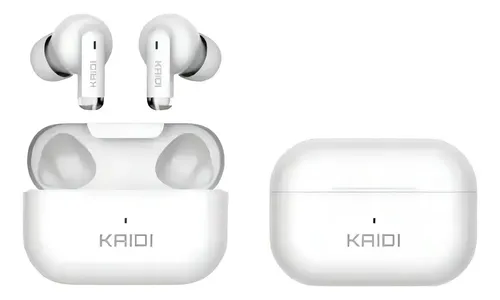 Fone Bluetooth 5.4 Sem Fio Tws Kaidi Kd780 Graves Potentes Branco - R$ 36,01