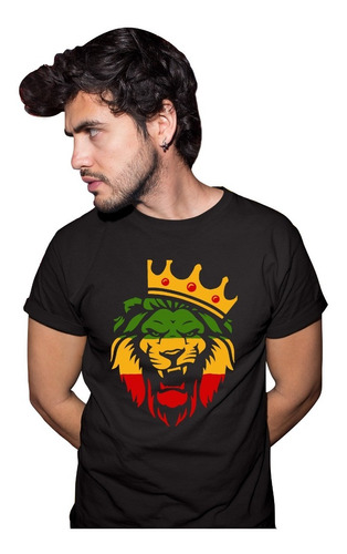 Playera Para Hombre Manga Corta Reggae De Calidad 