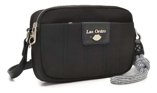 Cartera Morral Mujer Bandolera Las Oreiro Tachas Divisiones