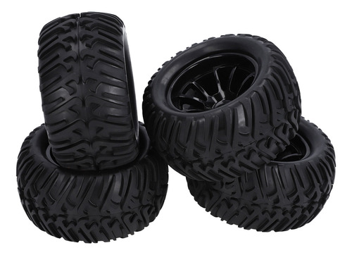 Juego De Ruedas Y Neumáticos Hex Rc De 12 Mm Para Camión, 4