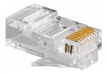Comprar Fichas Macho Conectores Plug Rj45 Cable De Red Cat 5 X 100