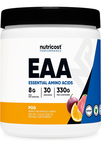 Nutricost Eaa Aminoácidos  330gr 30serv