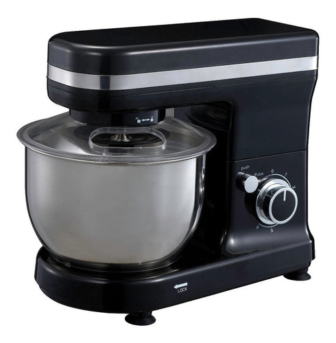 Imagen 1 de 5 de Batidora Planetaria Daewoo Ka22160 Negra 650w 4 Litros 6 Vel